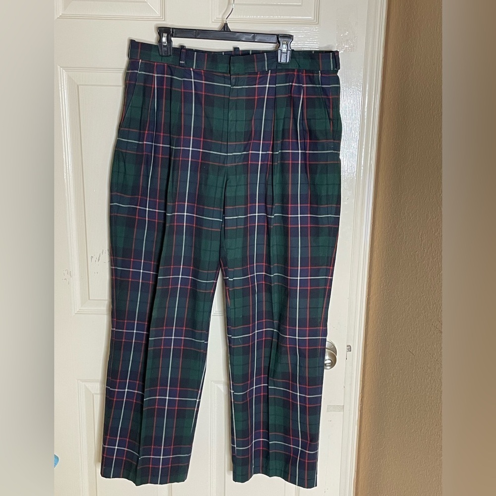 Vintage Ralph Lauren Polo Plaid Pants, 1980’s Polo Hunter 38X30​​​​